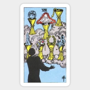 Seven of Cups Tarot Magnet